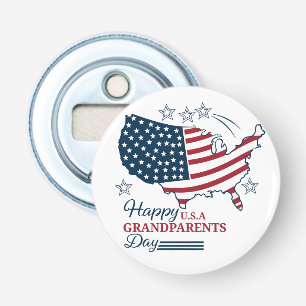 Grandparents Day 2025 USA Vector Bottle Opener