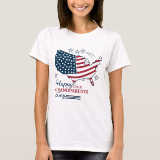 Grandparents Day 2025 USA Vector T-Shirt