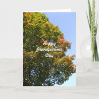 Grandparents Day-Autumn Maple Tree