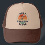 Grandparents Day Best Grandpa By Par Golf Lover Trucker Hat<br><div class="desc">Retro Best Grandpa By Par design you can customise for the recipient of this cute golf theme design. Perfect gift for Father's Day or grandfather's birthday. The text "GRANDPA" can be customised with any dad moniker by clicking the "Personalise" button above. Can also double as a company swag if you...</div>