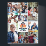 Grandparents Day Best Grandpa Family Photo Collage Paperweight<br><div class="desc">Retro Best Grandpa By Par design you can easily customise for a golf loving grandfather. Perfect gift for Father's Day or grandfather's birthday. The text "GRANDPA" can be customised with any dad moniker by clicking the "Personalise" button above</div>