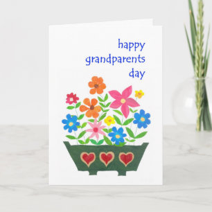 Grandparents Day Card - Flower Power