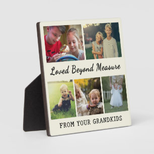 Grandparents day gift– Loved Beyond Measure Photo Plaque
