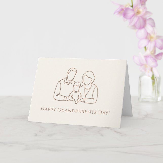 Grandparents Day Greeting Card (Orchid)