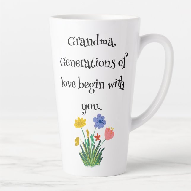 Grandparents Day Latte Mug (Right)
