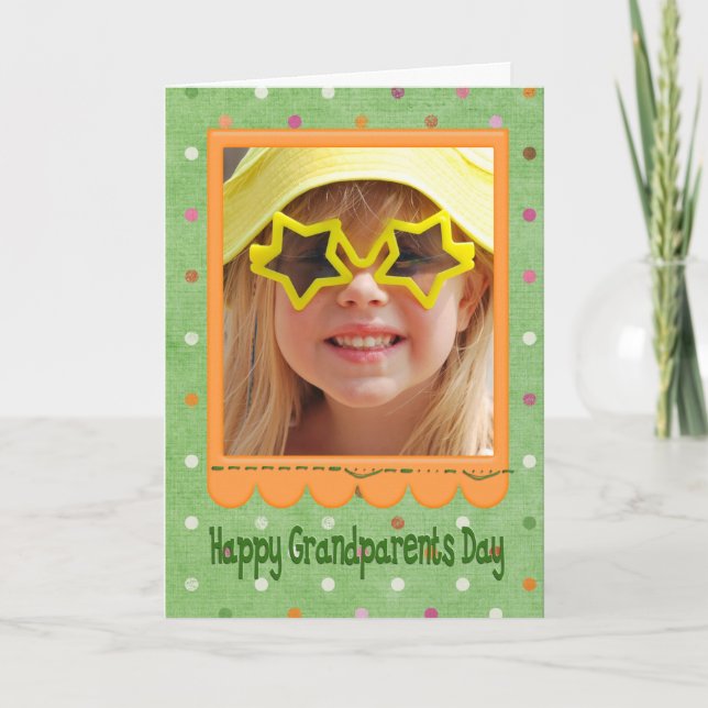 Grandparents Day photo card (Front)
