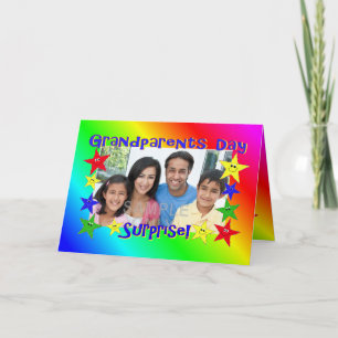 Grandparents Day Surprise Photo Card