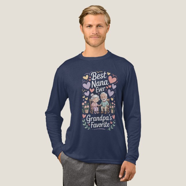 Grandparents Day Tri-Blend Shirt (Full Front)