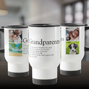 Grandparents Definition Photo Collage Travel Mug