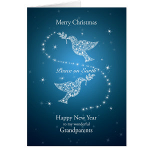 Grandparents, Doves of Peace Christmas