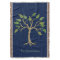 Grandparent's Family Tree Throw Blanket
