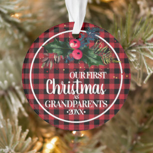 Grandparents First Christmas Ornament