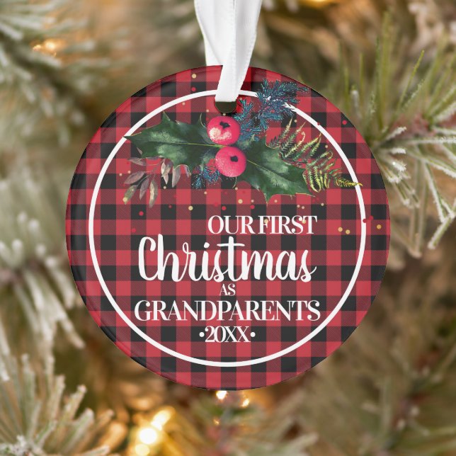 Grandparents First Christmas Ornament (Tree)