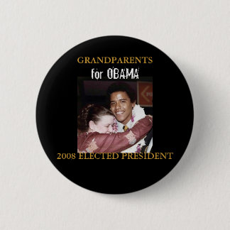 Grandparents for Obama - Customised 6 Cm Round Badge