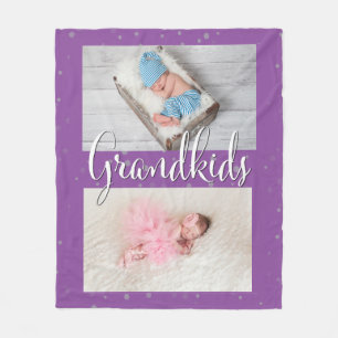 Grandparents Grandkids Customised Fleece Blanket