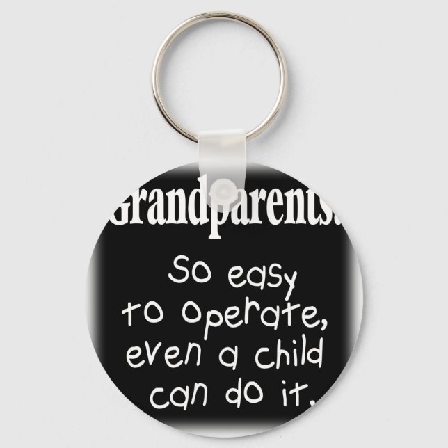 Grandparents Key Ring (Front)