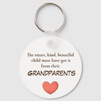 Grandparents kids keychains