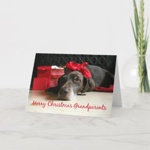 Grandparents Merry Christmas card
