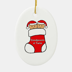 Grandparents of Twins Ornament