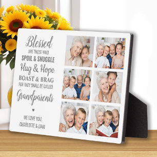 Grandparents Photo Collage Plaque
