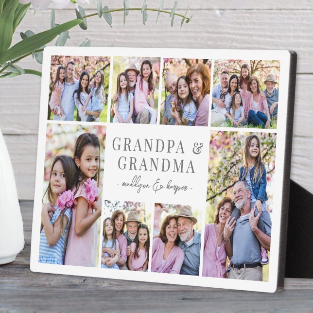 Grandparents Photo Collage Plaque (Grandparents Photo Collage plaque)