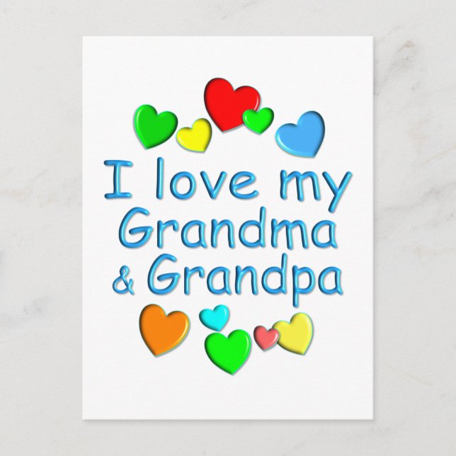 Grandparents Postcard (Front)