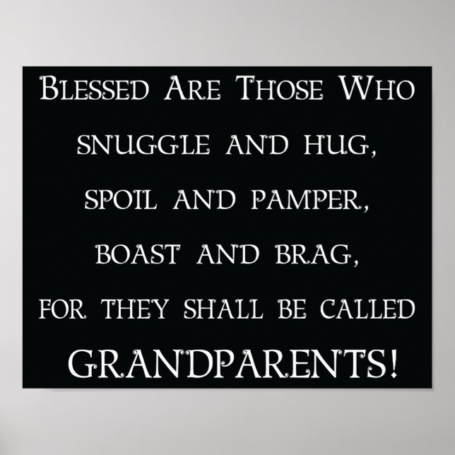 Grandparents Poster (Front)
