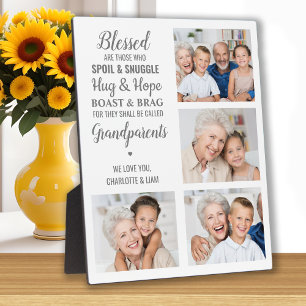 Grandparents Quote Personalised Photo Collage Plaque