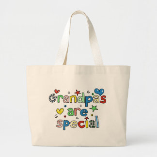 Grandpas are Special Large Tote Bag