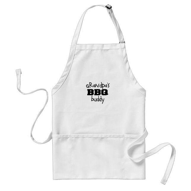 Grandpa's BBQ Buddy Standard Apron (Front)