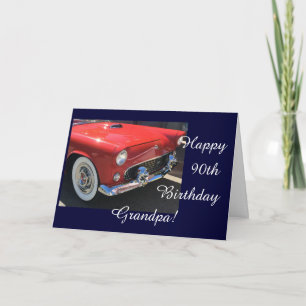 Grandpa's birthday - Antique car Card