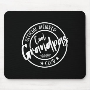 Grandpas Club Official Member Vintage For Women Me Mouse Pad