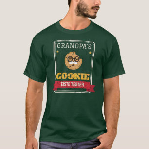 Grandpa's Cookie Taste Tester Funny Christmas T-Shirt