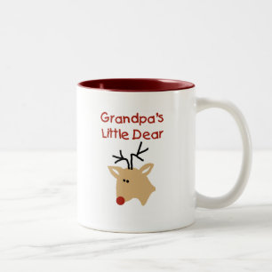 Grandpa's Dear T-shirts and Gifts Two-Tone Coffee Mug