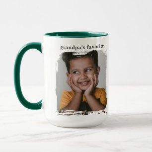 Grandpas Favourite Custom Photo Funny Gift Mug