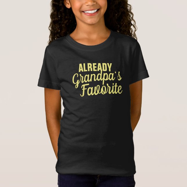 Grandpa's Favourite - Fine Jersey T-Shirt (Front)