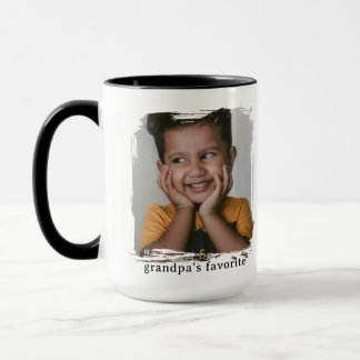 Grandpas Favourite Funny Photo Custom Mug