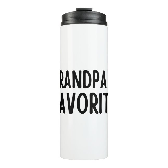 Grandpa's Favourite Thermal Tumbler (Front)