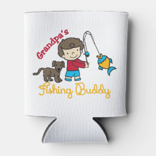 Grandpas Fishing Buddy Can Cooler