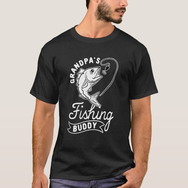 Grandpas Fishing Buddy T-Shirt (Front)