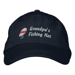 Grandpa's Fishing Hat Customisable Name
