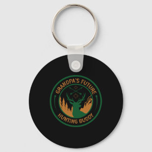 Grandpa's Future Hunting Buddy Grandson Hunting Bu Key Ring