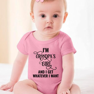 Grandpa's Girl  Baby Bodysuit