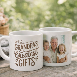 Grandpa's Greatest Gifts Photo Speciality Mug