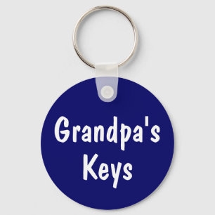 Grandpa's Keys Key Ring