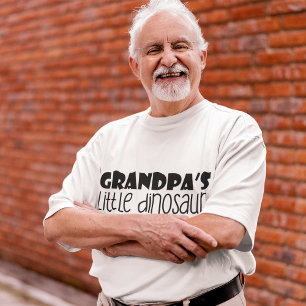 Grandpa's Little dinosaur's Quote l Funny Cool T-Shirt