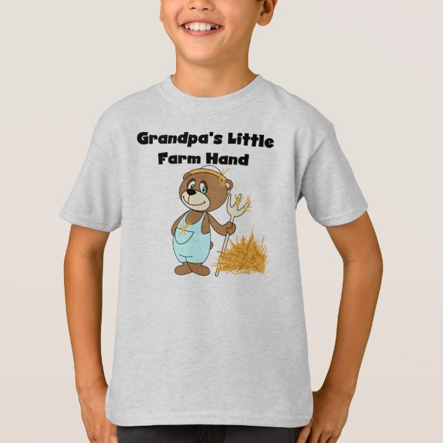 Grandpa's Little Farm Hand T-Shirt (Front)