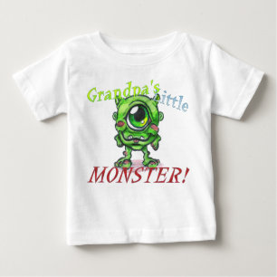 Grandpa's Little Monster Baby Shirt