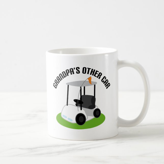 Grandpas Other Car (Golf Cart) Coffee Mug (Right)