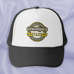 Grandpa's Taxi Sign Trucker Hat